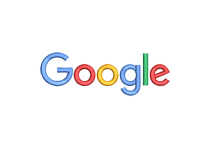 Google Logo Embroidery Designs
