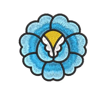 Gradient Flowers Embroidery Designs