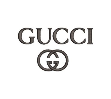 Gucci Letter Logo Embroidery Designs