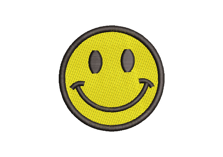 Happy Face Emoji Embroidery Designs