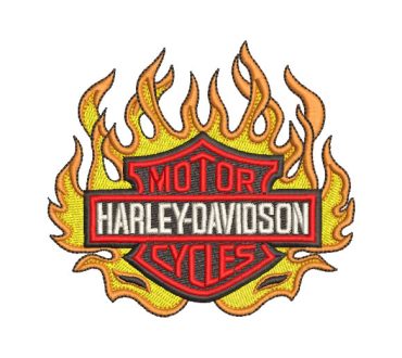 Harley Davidson Motor Embroidery Designs