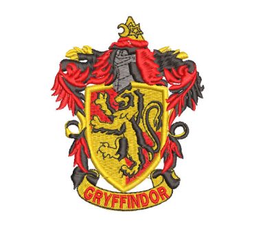 Harry Potter Gryffindor Crest Embroidery Designs