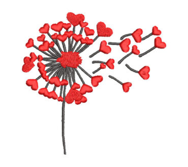 Heart Tree Embroidery Designs