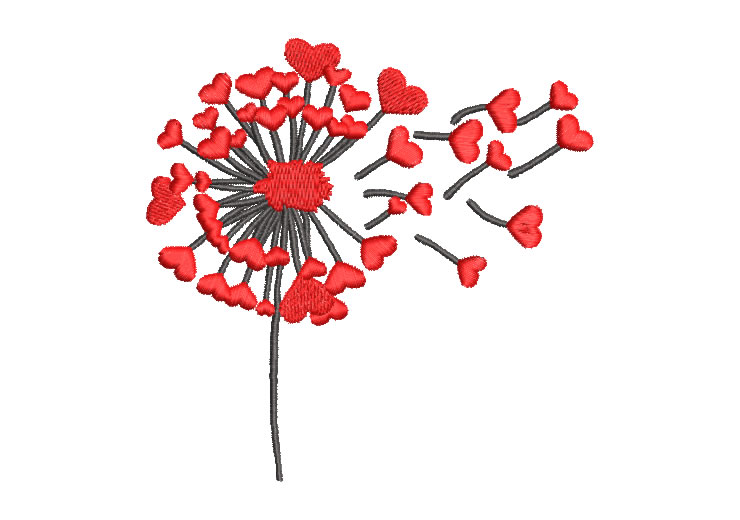 Heart Tree Embroidery Designs