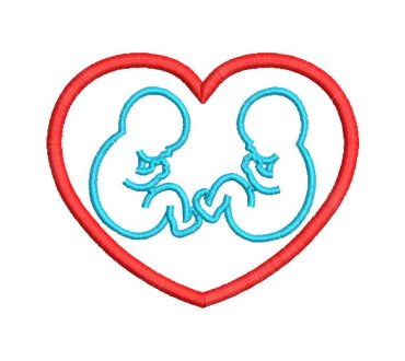 Heart with Baby Embroidery Designs