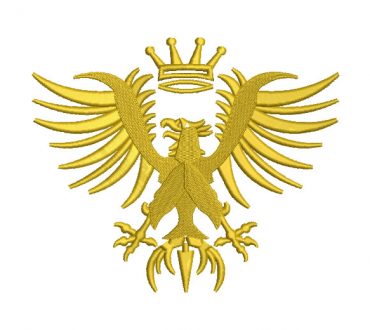 Heraldic Eagle Embroidery Designs