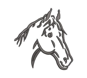 Horse Face Embroidery Designs