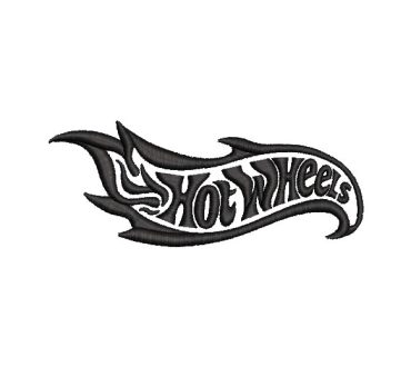 Hot Wheels Logo Embroidery Designs