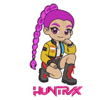 Huntr Mira Character Embroidery Designs