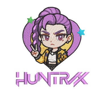 Huntrix Rumi Character Embroidery Designs