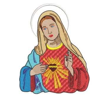 Immaculate Heart of Mary Embroidery Designs