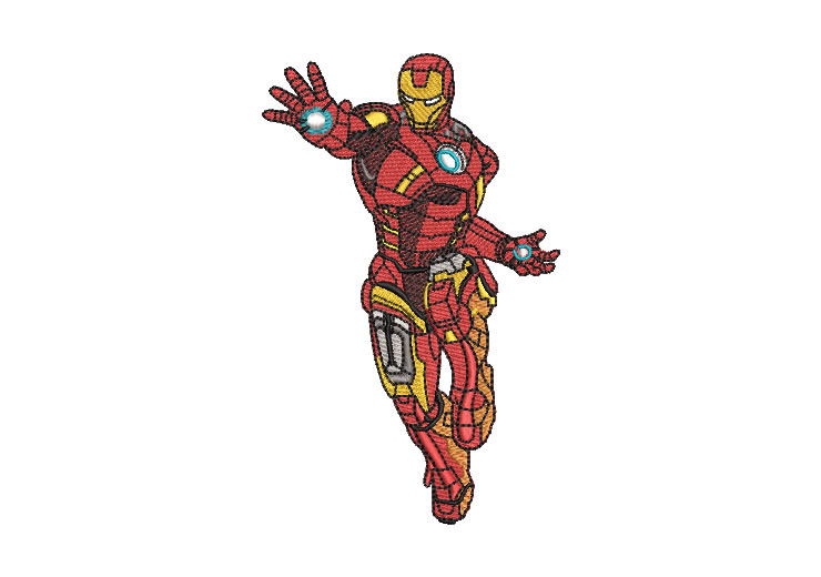 Iron Man Iron Man Superhero Embroidery Designs
