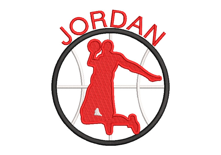 Jordan Logo with Applique Embroidery Designs