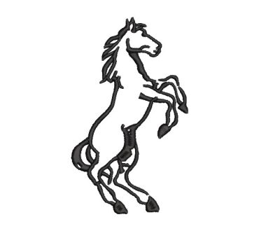 Jumping Horse Embroidery Designs
