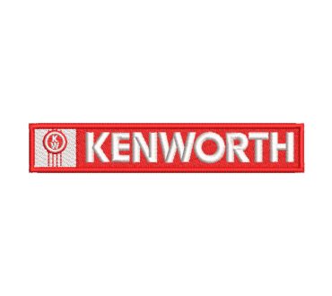 Kenworth Letter Logo Embroidery Designs