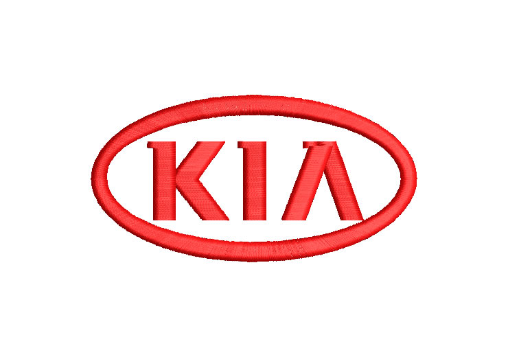 Kia Logo Embroidery Designs