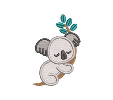 Koala Cartoon Embroidery Designs