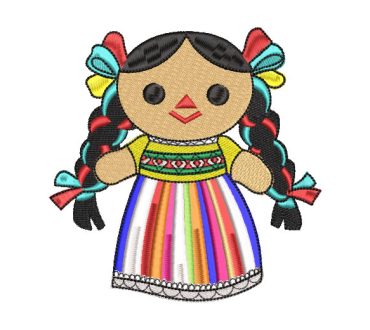 Lele Doll Embroidery Designs