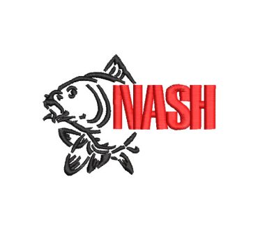 Letter Nash Logo Embroidery Designs