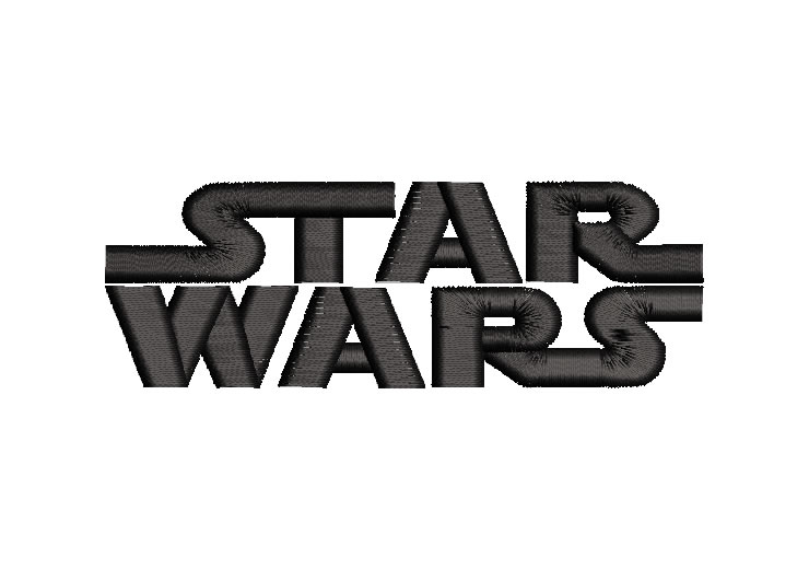 Letter Star Wars Embroidery Designs