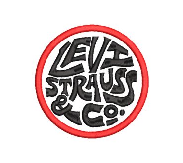 Levi Strauss Jeans Logo Embroidery Designs
