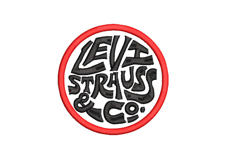 Levi Strauss Jeans Logo Embroidery Designs