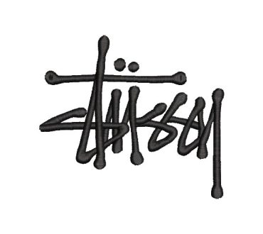 Stussy Logo Embroidery Designs
