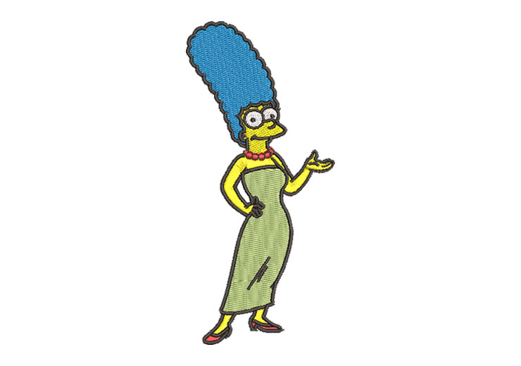 Marge Simpson Embroidery Designs