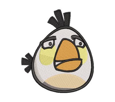 Matilda White Bird Angry Birds Embroidery Designs