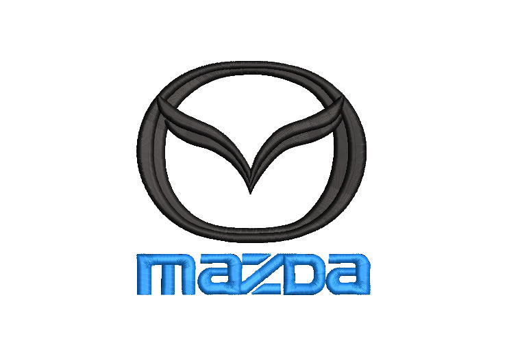 Mazda Logo Embroidery Designs