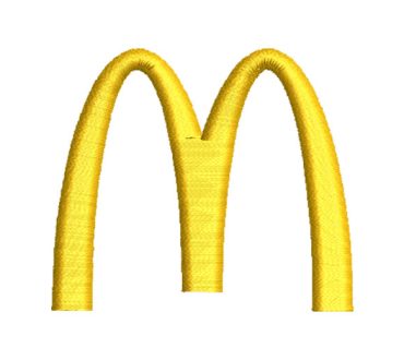 McDonalds Logo Embroidery Designs