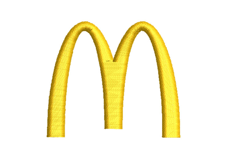 McDonalds Logo Embroidery Designs