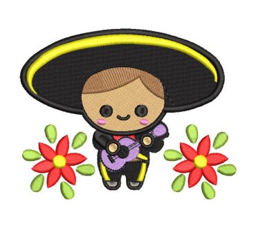Mexican Doll Embroidery Designs