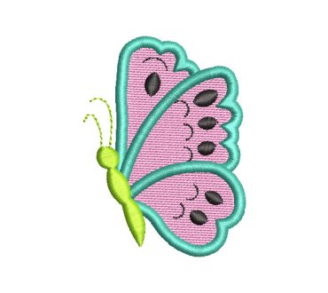 Mini Colorful Butterfly Embroidery Designs