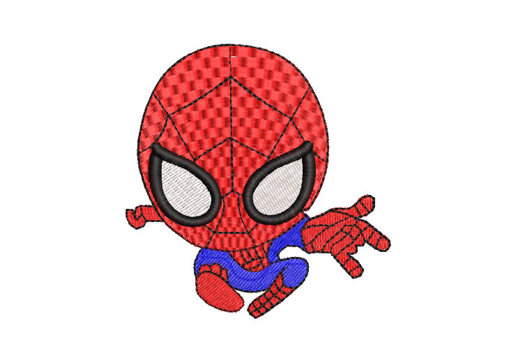 Mini Spiderman Embroidery Designs