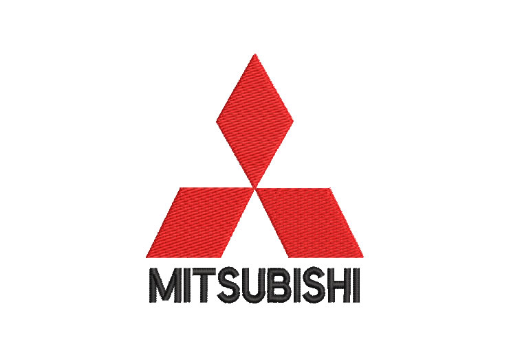 Mitsubishi Logo Embroidery Designs