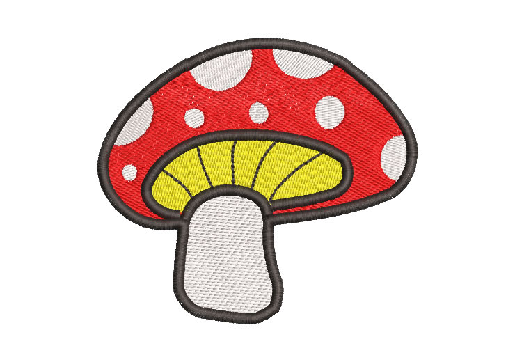 Mushroom Embroidery Designs