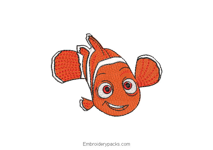 Nemo Embroidered Design