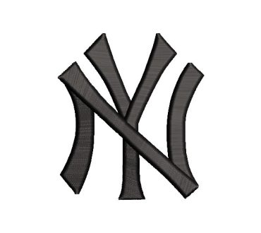 New York Yankees Logo for Cap 3D Embroidery Designs