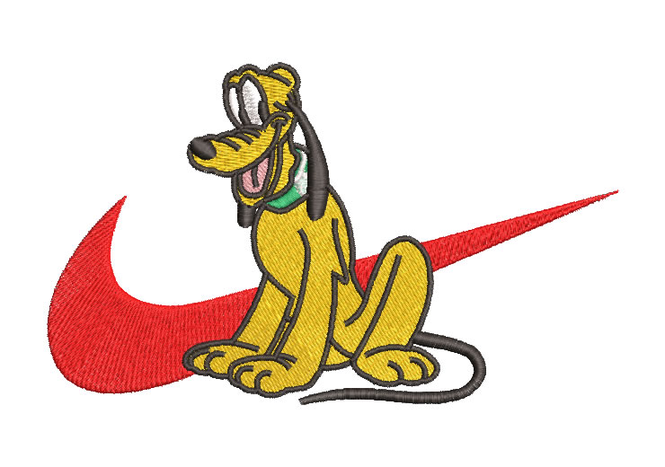 Nike Pluto Logo Embroidery Designs