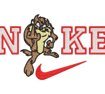 Nike Tasmania Logo Embroidery Designs