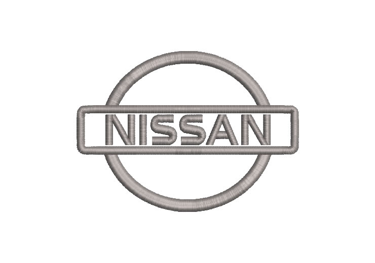 Nissan logo Embroidery Design