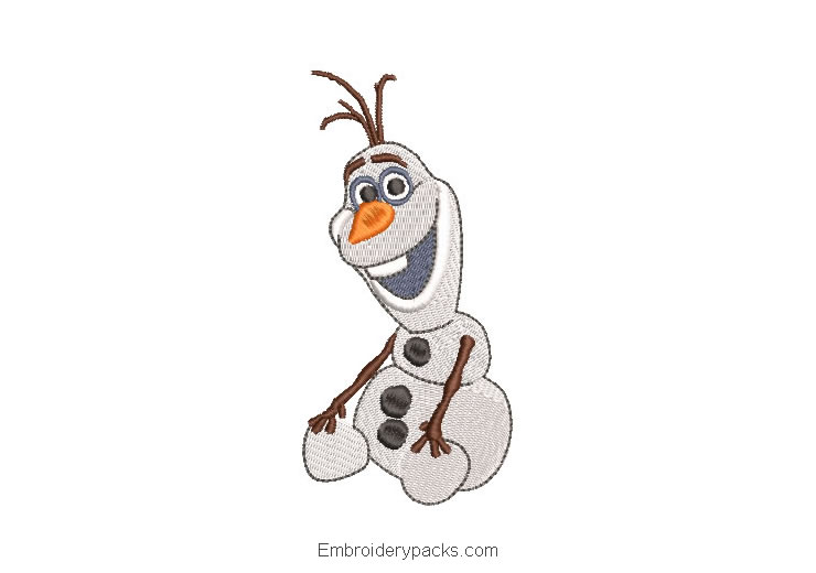 Olaf from Frozen Embroidery Designs
