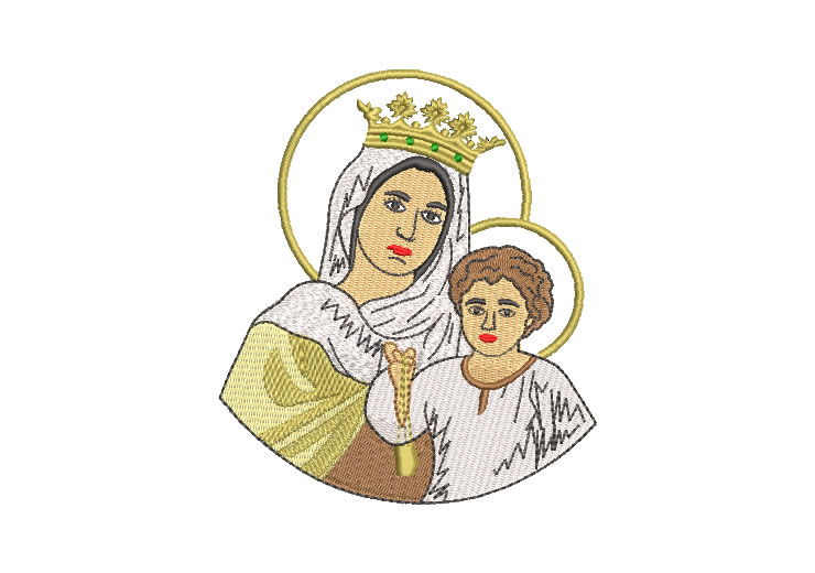 Our Lady of Carmen Embroidery Designs