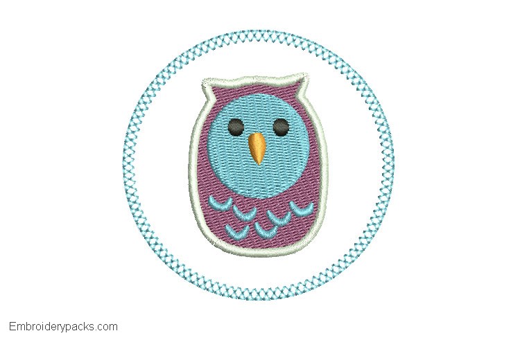 Owl embroidery designs for embroidery 1
