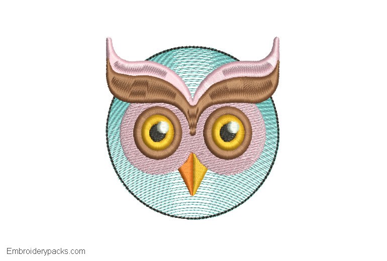 Owl embroidery designs for embroidery