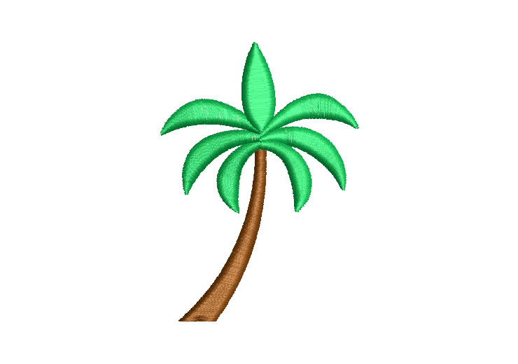 Palm Tree Embroidery Designs
