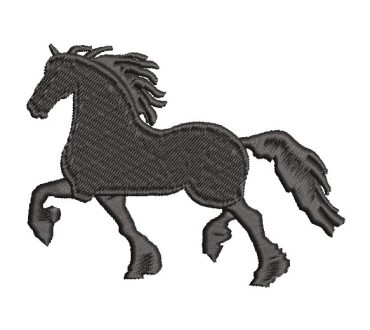 Paso Horse Silhouette Embroidery Designs