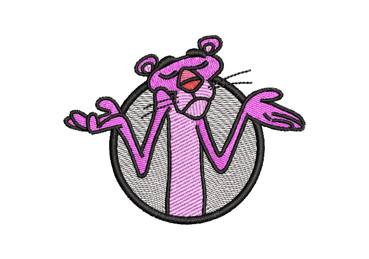 Pink Panther Embroidery Designs
