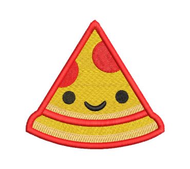 Pizza Food Slice Embroidery Designs